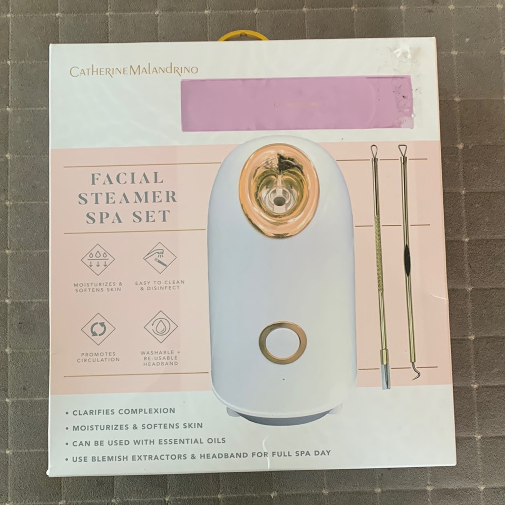 Catherine Malandrino Facial Steamer Spa Set